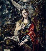 GRECO, El Penitent Magdalen oil painting artist